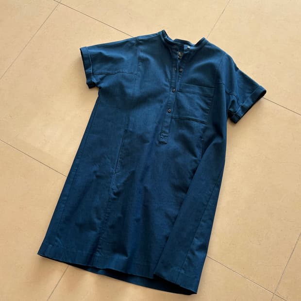 아페쎄 데님 미디 원피스 36