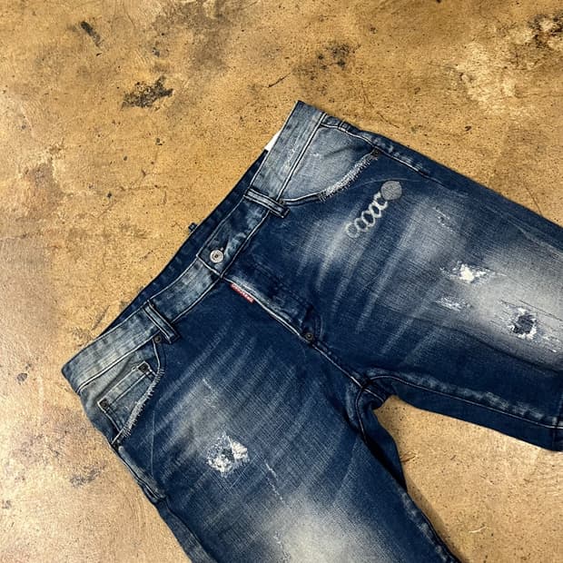[정품/54] DSQUARED2 디스퀘어드2 데님 반바지 b12