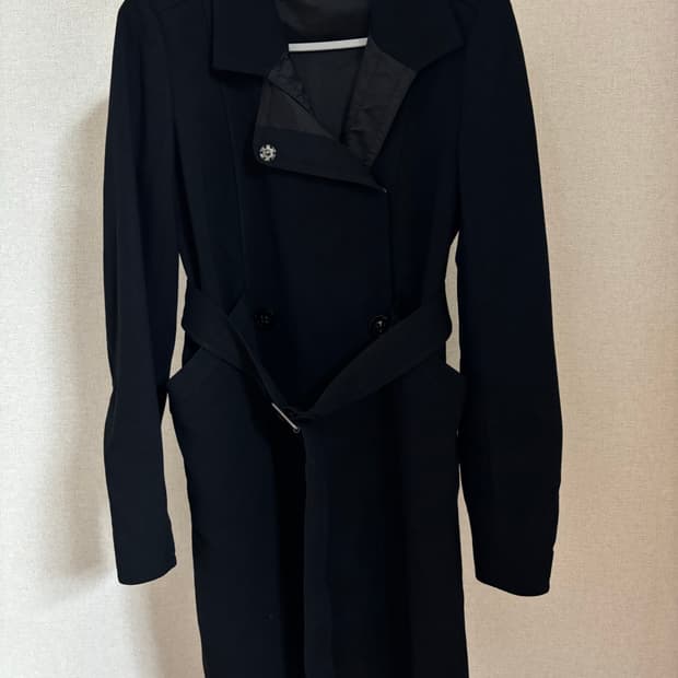 띠어리 Theory 블랙 트렌치 코트 S