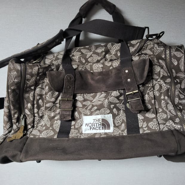 노스페이스 화이트라벨 파크 레인져 프린티드 더플백
