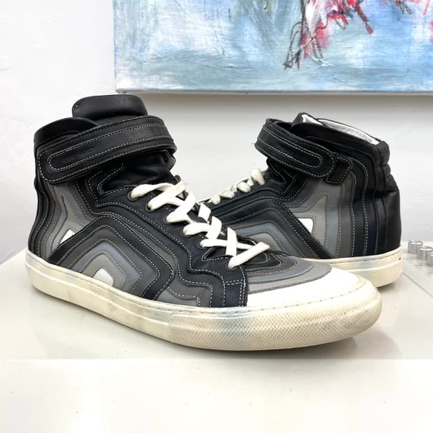 [300] 피에르하디 레더 하이탑 스니커즈
