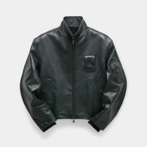 쿠어 고트 파일럿 자켓 그린 M