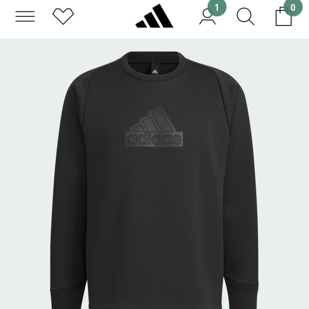 아디다스 맨투맨 블랙 A/M