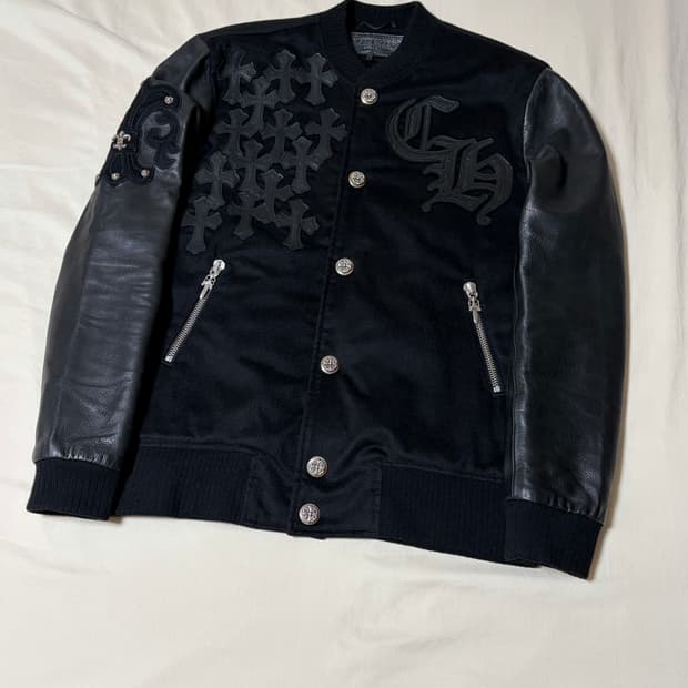 크롬하츠 레터맨 레더 자켓