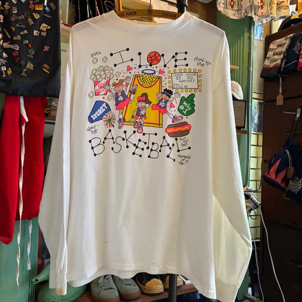 90’s I LOVE BASKETBALL Long Sleeve