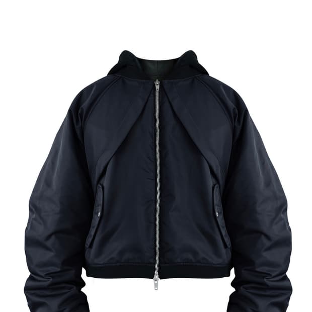 [1]파아카이브 오버사이즈 후드 봄버 블랙