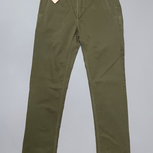 새제품 [32] 슈퍼드라이 슬림2핏 카키 치노 팬츠