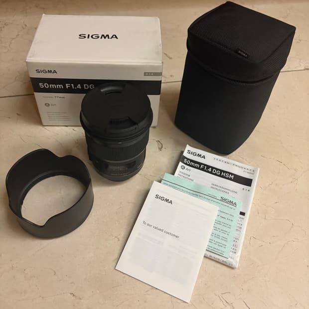 시그마 50mm F1.4 DG HSM 아트렌즈