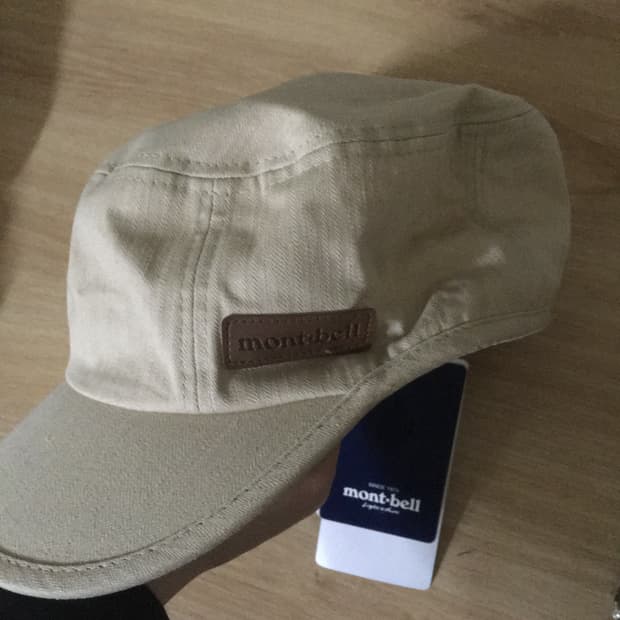 Montbell beige cap