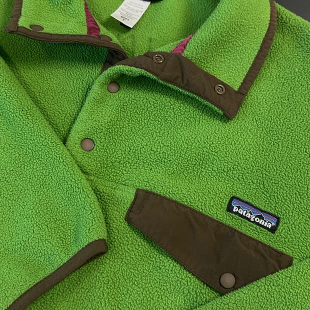 파타고니아 신칠라 라임그린 S