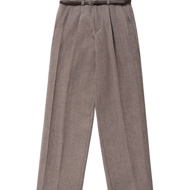 STU 크리스 벨트 슬랙스 베이지 s