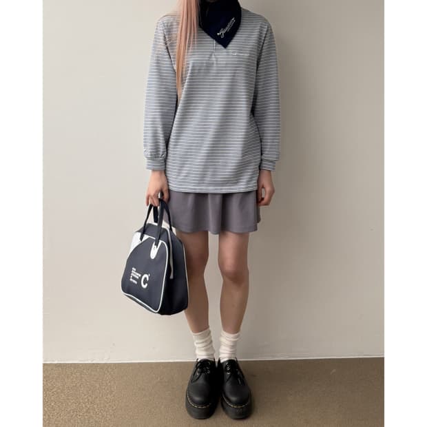 지초이 26-001 벌스데이 에디션 스트라이프 셔츠 2사이즈