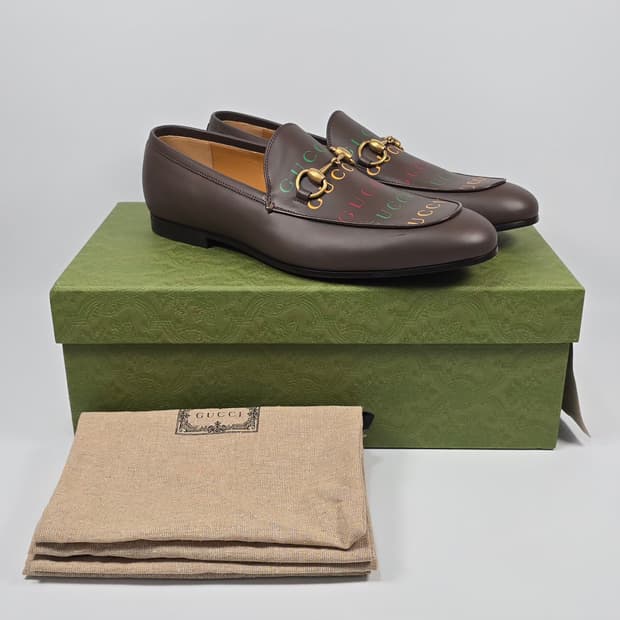 구찌 레더 로고 로퍼 (270) 