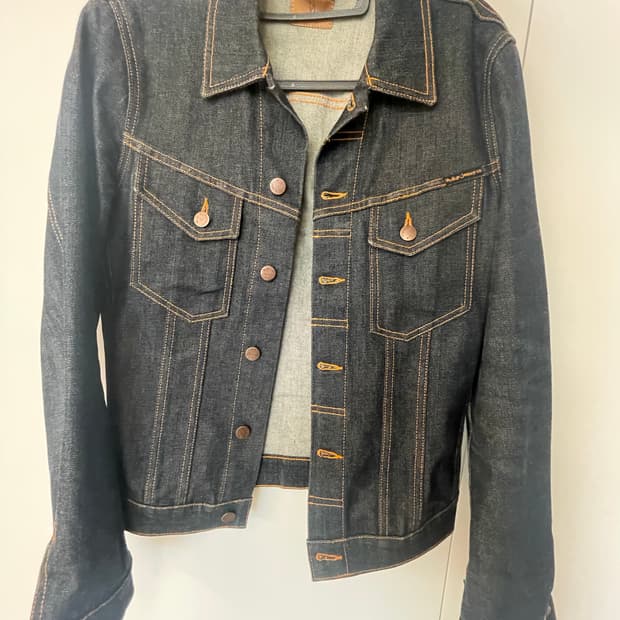 누디진 청자켓 S