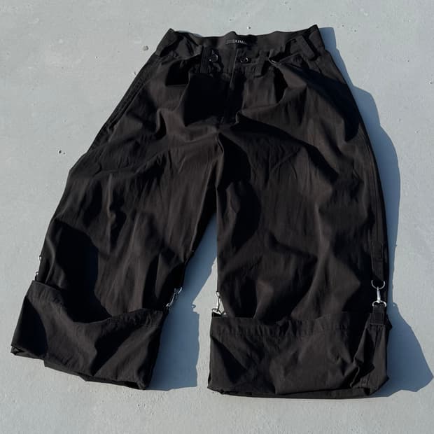 Limi Feu Strap Detail Wide Trousers