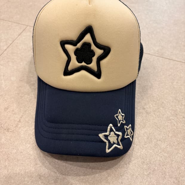 스타팀 네이비 트러커캡