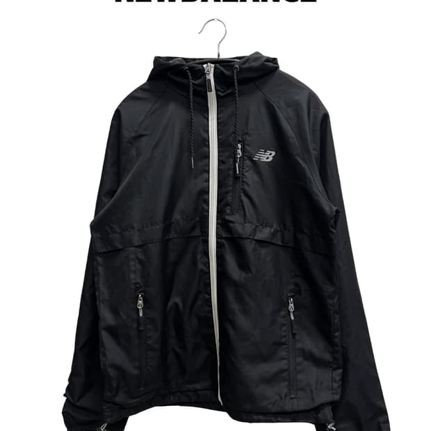 (S) 뉴발란스 리플렉티브 바람막이 자켓 블랙