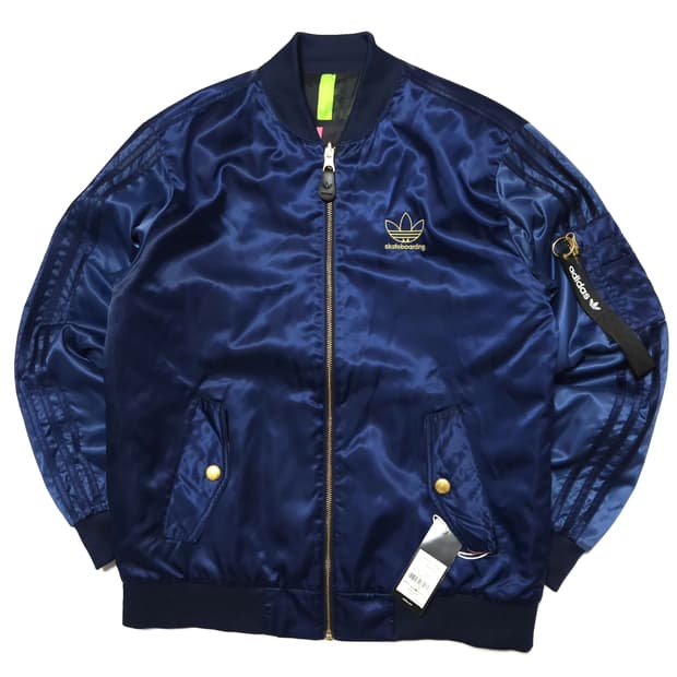 아디다스 X 아리 마르코풀로스 바시티 블루종 봄버 자켓