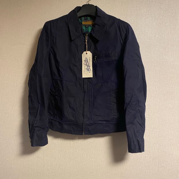 Schott Perfecto 네이비 왁스 자켓