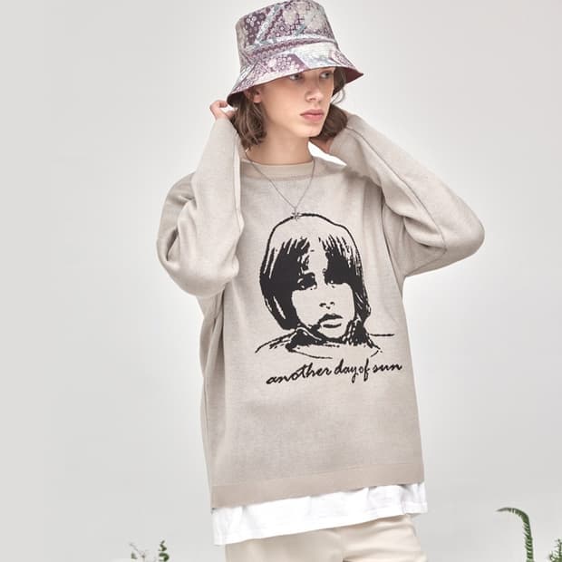 ANOTHER DAY OF SUN 오버핏 니트