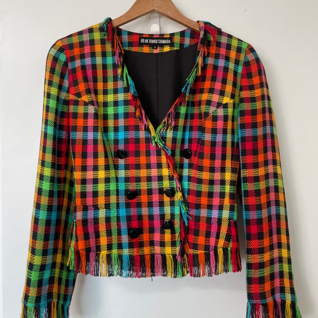 준코 시마다 트위드 자켓 (셋업판매중)