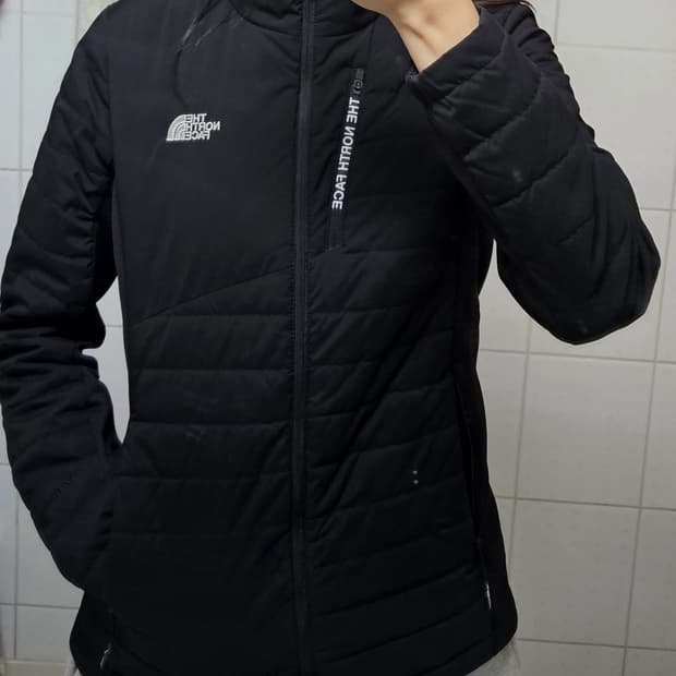 노스페이스 여자 경량패딩 90/m