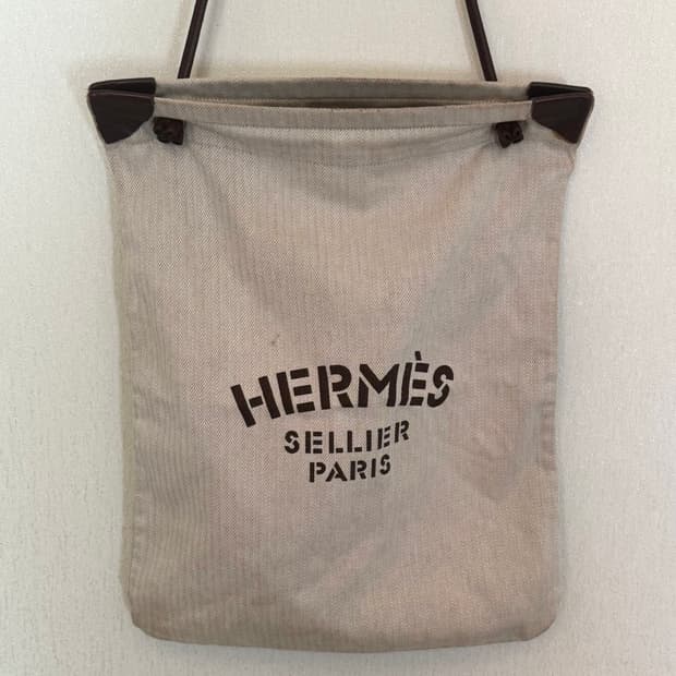HERMÈS 에르메스 알린 캔버스 숄더백