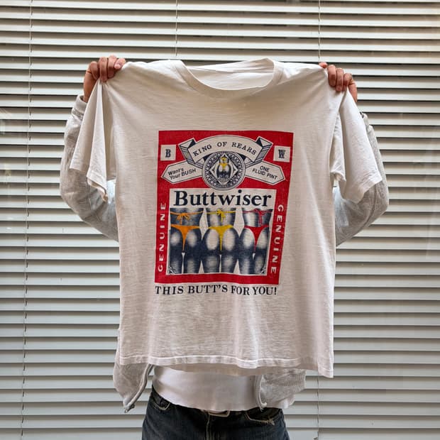 90‘s Budweiser parody Buttwiser bootleg 