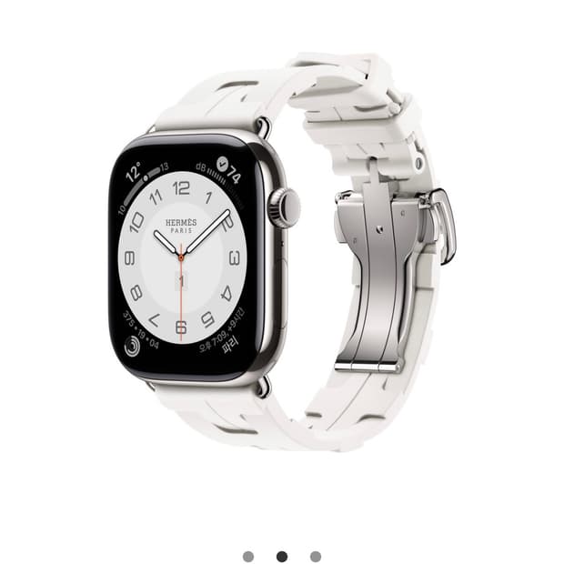 (새상품급) 애플워치 에르메스 스트랩 - 46mm 블랑 킬림