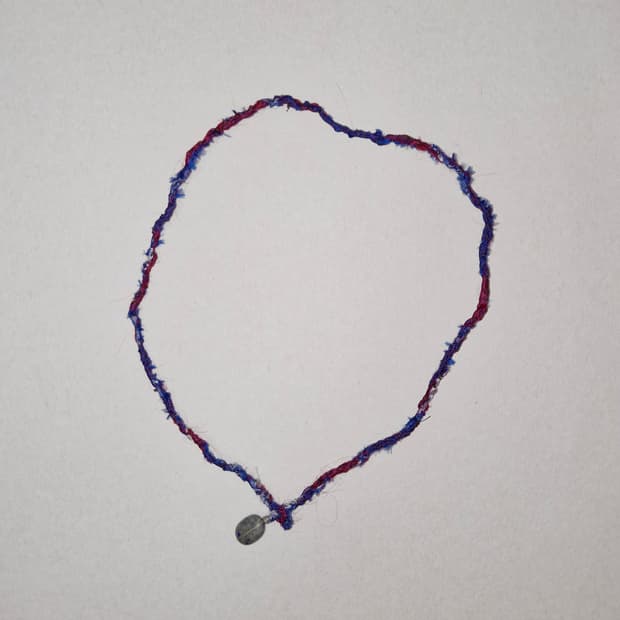 라피스라줄리 명주 목걸이