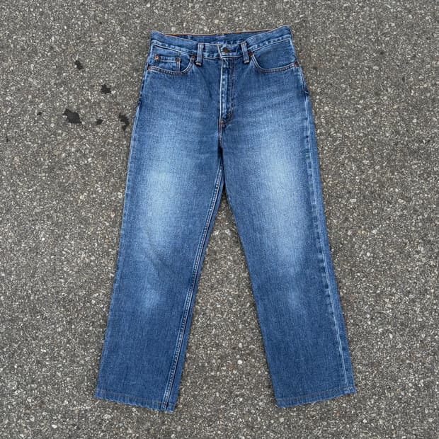 리바이스 505 레귤러 중청 데님 (29)  