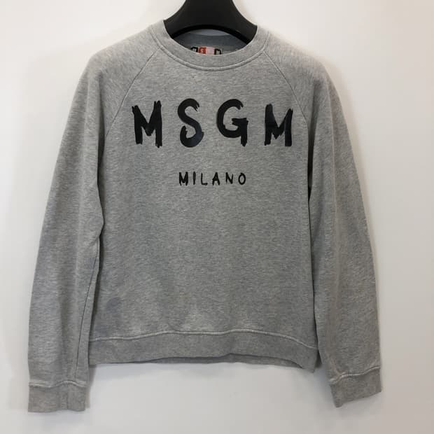 MSGM 밀라노 그레이 맨투맨 L