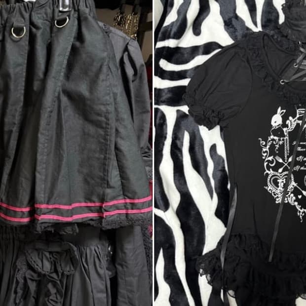 [일괄] 펑크 옷 목도리 판매