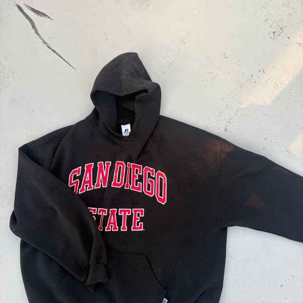 90‘s Russell 후드 (2xL)