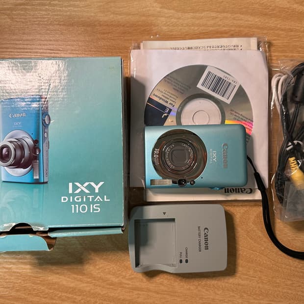 canon ixy 캐논 익시 110 IS (= Ixus 95) 하늘색 