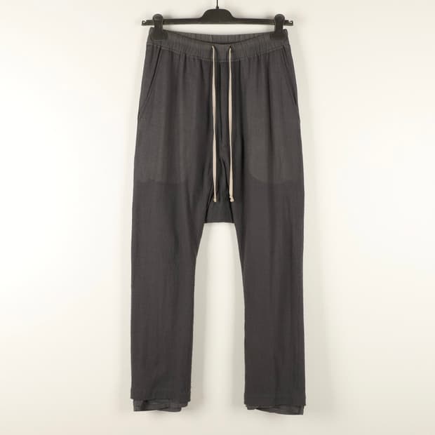 46 / Rick Owens 릭오웬스 울 드로우스트링 팬츠