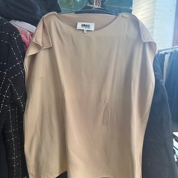 MM6 메종 마르지엘라 베이지 블라우스