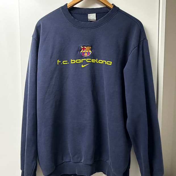 나이키 00s 바르셀로나 스웻셔츠