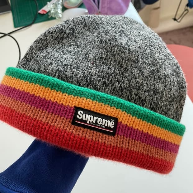 슈프림 램스울 비니