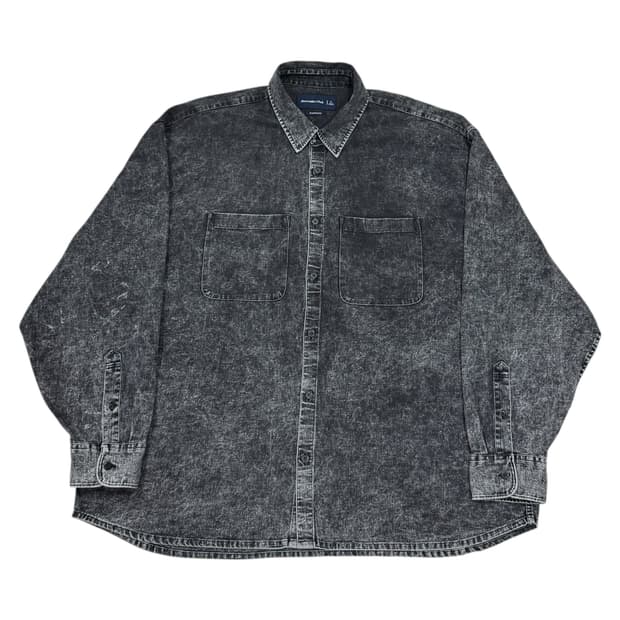 아베크롬비 오버사이즈드 피그먼트 워싱 셔츠 남방 XL