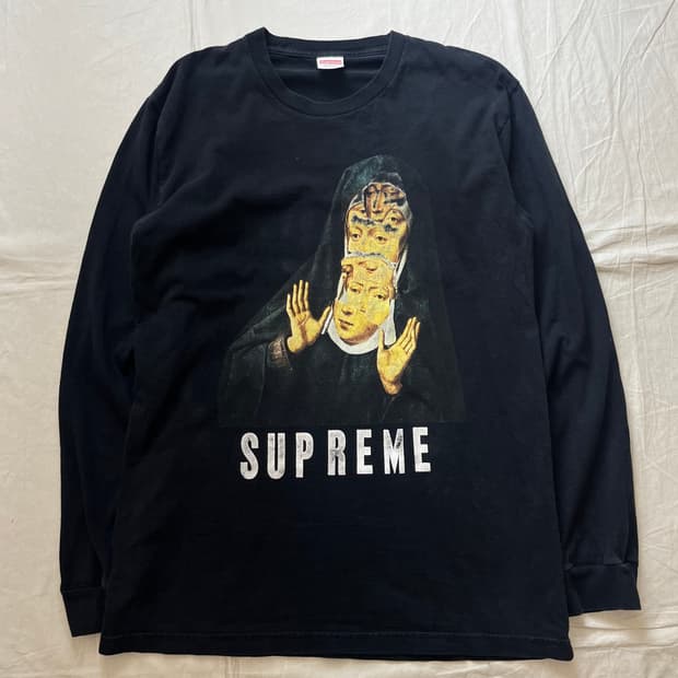 Supreme 슈프림 수녀 롱 슬리브