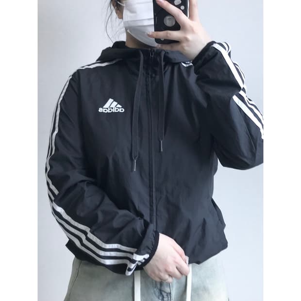 아디다스 트레이닝 바람막이 S