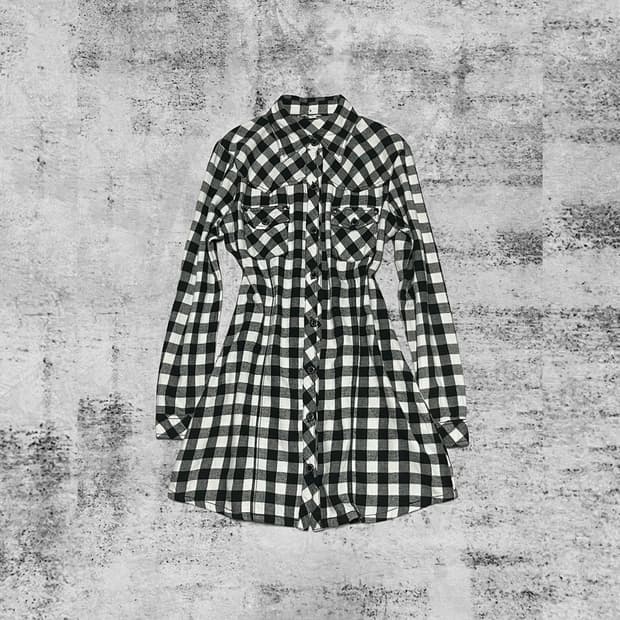 (cornflake) stud pocket flannel 