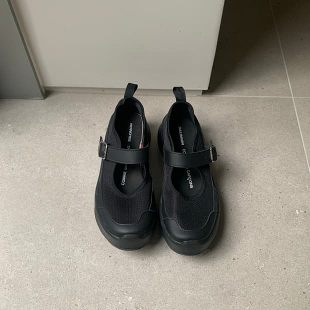 꼼데가르송x살로몬 플랫폼 메리제인