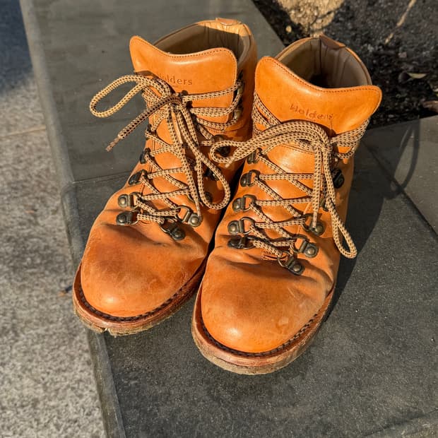 이탈리 홀더스 가죽 마운틴 부츠 43