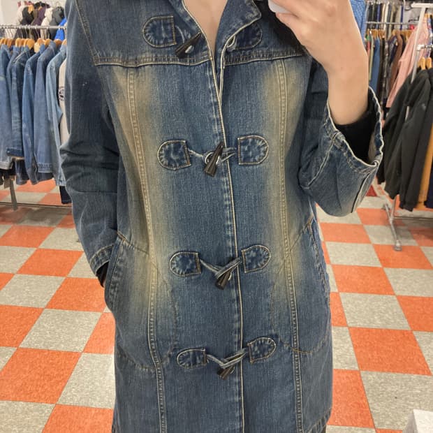 데님 떡볶이 코트