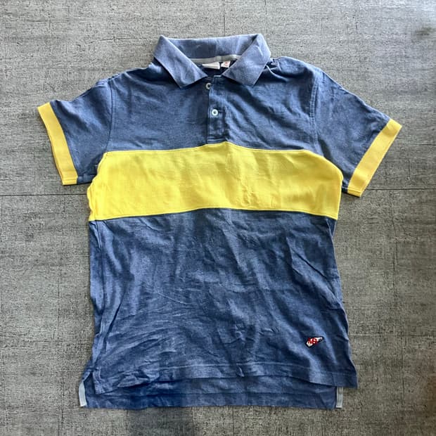 Uniqlo 유니클로 올드스쿨아메카지 혁오풍 반팔카라티셔츠