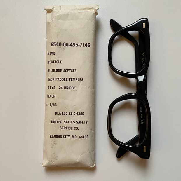 (새상품 데드스탁) USS usgi 2세대 빈티지 안경 미군