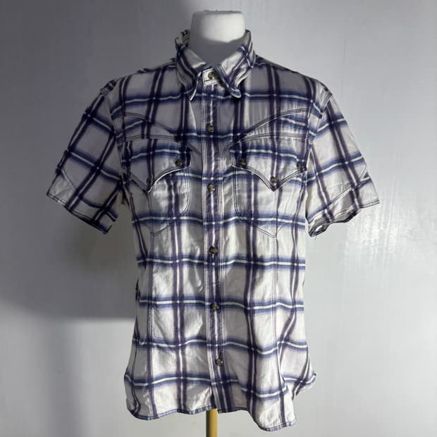 니콜 클럽 포 맨 체크 웨스턴 셔츠