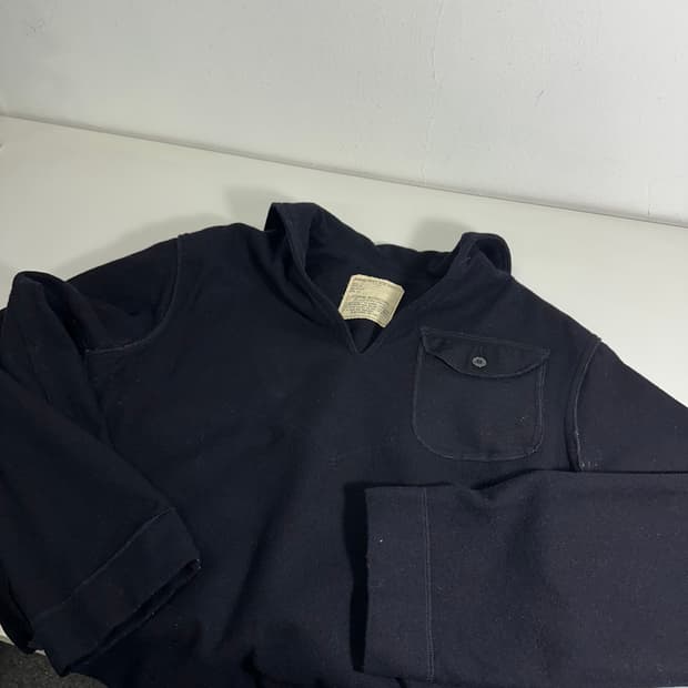 S US NAVY 미해군 블랙 울 니트